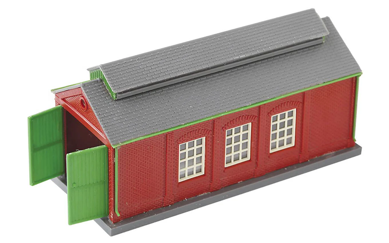 Peco Lineside Kit NB-5 Engine Shed Brick Type N Scale