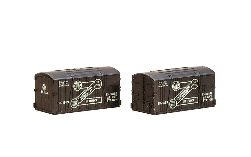 Peco Quality Line Wagons NR-213 GWR Furniture Removals (Pack of 2) N Scale