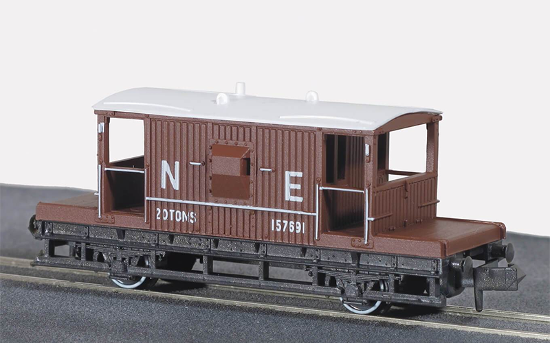 Peco Quality Line Wagons NR-28E Brake Van NE Bauxite N Scale