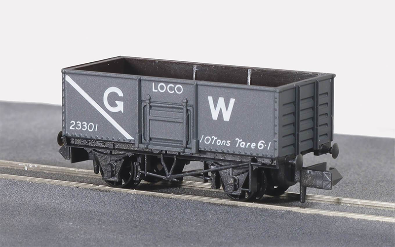 Peco Quality Line Wagons NR-44W Butterley Steel Type Wagon GW Dark Grey N Scale