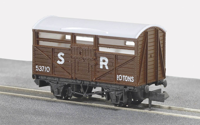 Peco Quality Line Wagons NR-45S Cattle Truck SR Dark Brown N Scale