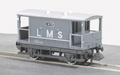 Peco Quality Line Wagons NR-48M 10ft Brake Van LMS Light Grey N Scale