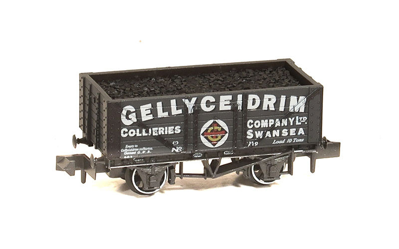 Peco Quality Line Wagons NR-P428 7 Plank Coal Wagon Gellyceidrim Colliery N Scale