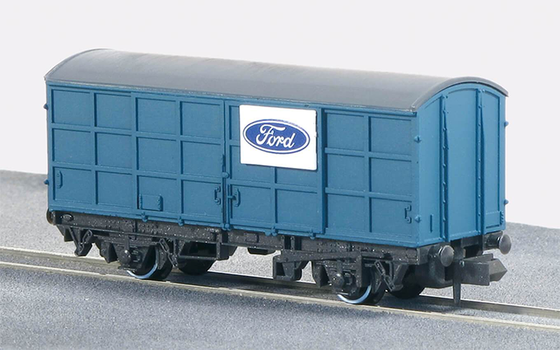 Peco Quality Line Wagons NR-P55 Pallet Van Ford Blue N Scale