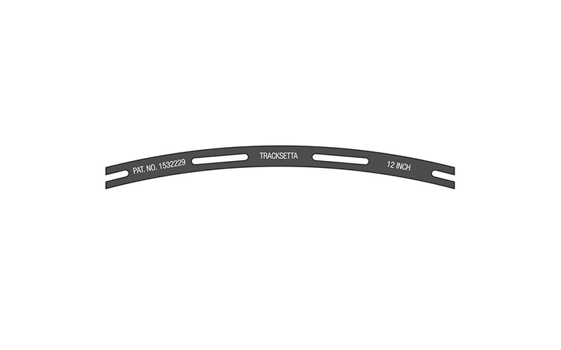 Tracksetta NT12 Template 12" Radius 304.8mm N/OO9 Scale
