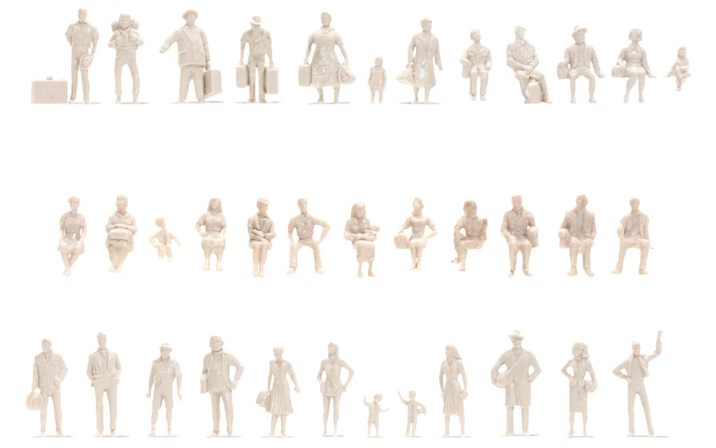 Noch 35985 Unpainted Figures N Scale