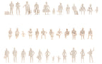 Noch 35985 Unpainted Figures N Scale