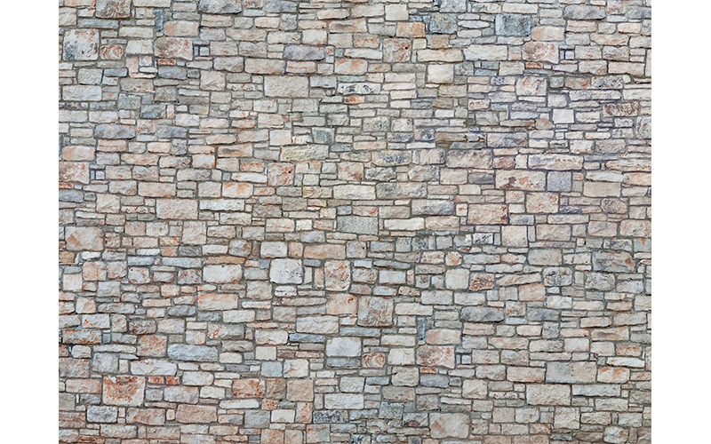 Noch 56640 3D Cardboard Sheet Quarrystone Wall HO Scale