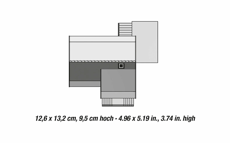 Noch 66606 Residential House with Garage HO Scale