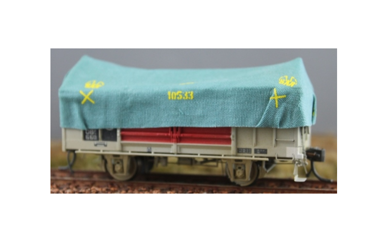 Orient Express Reproductions OR161 OBf Tarp with SAR Logo & Number HO Scale