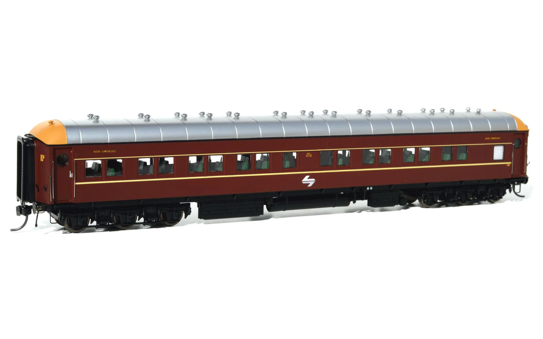 On Track Models SI-201a Deep Indian Red SI Cars with L7 Logo Twin Pack HO Scale