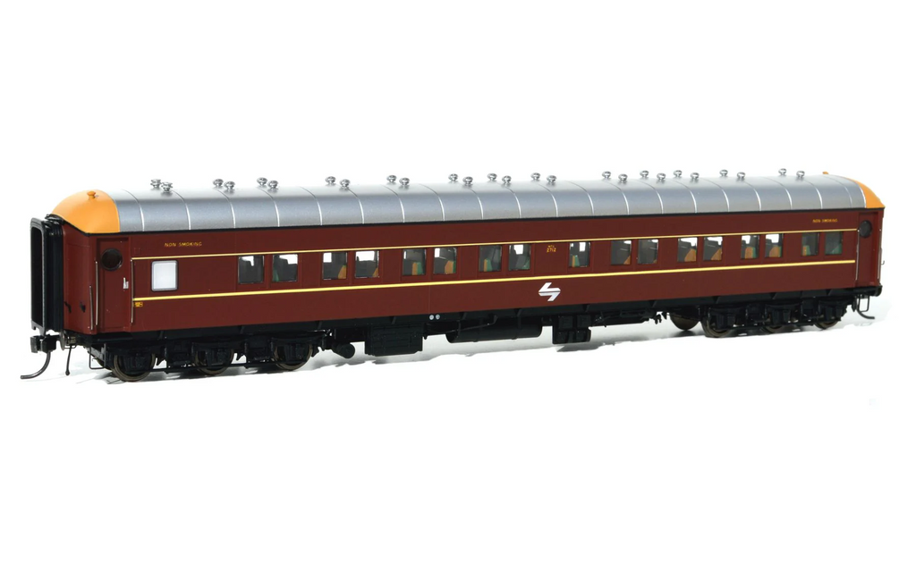 On Track Models SI-201a Deep Indian Red SI Cars with L7 Logo Twin Pack HO Scale