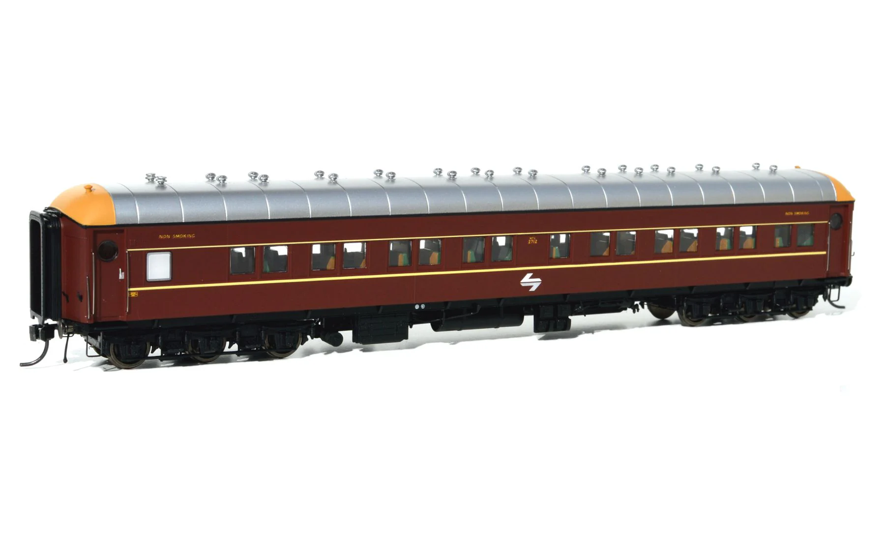 On Track Models SI-201a Deep Indian Red SI Cars with L7 Logo Twin Pack HO Scale
