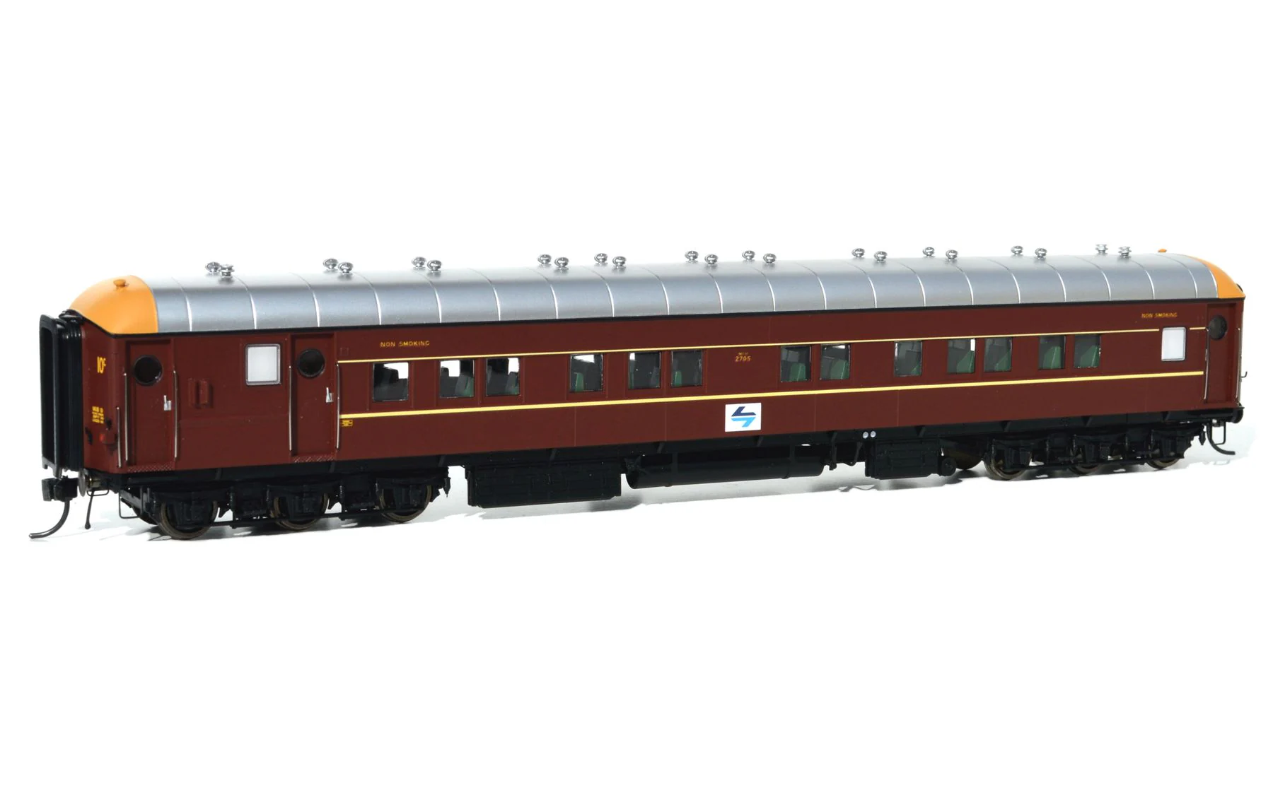 On Track Models SI-201a Deep Indian Red SI Cars with L7 Logo Twin Pack HO Scale