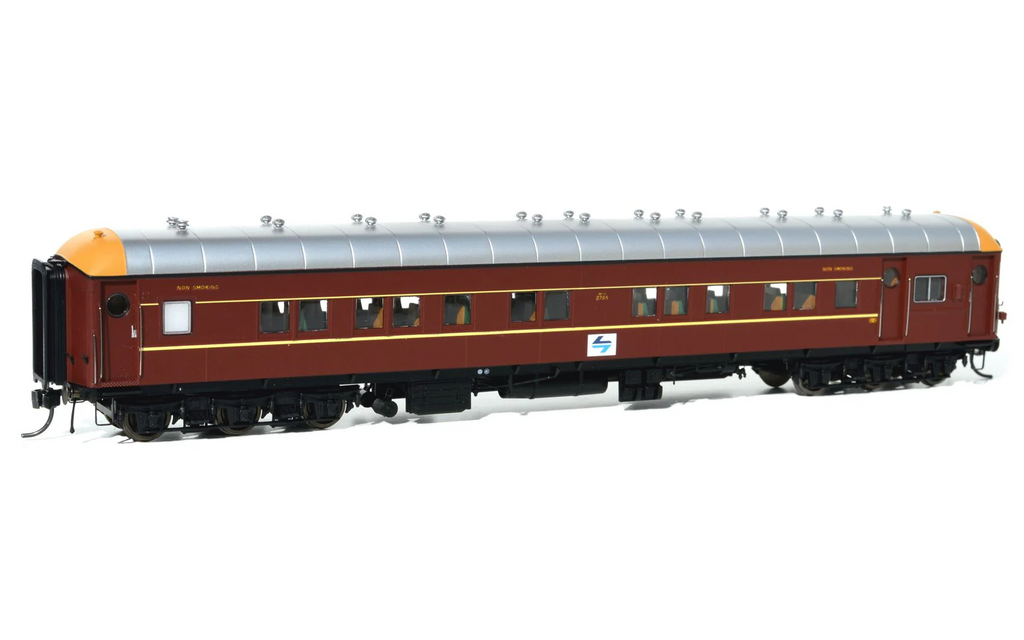 On Track Models SI-201a Deep Indian Red SI Cars with L7 Logo Twin Pack HO Scale