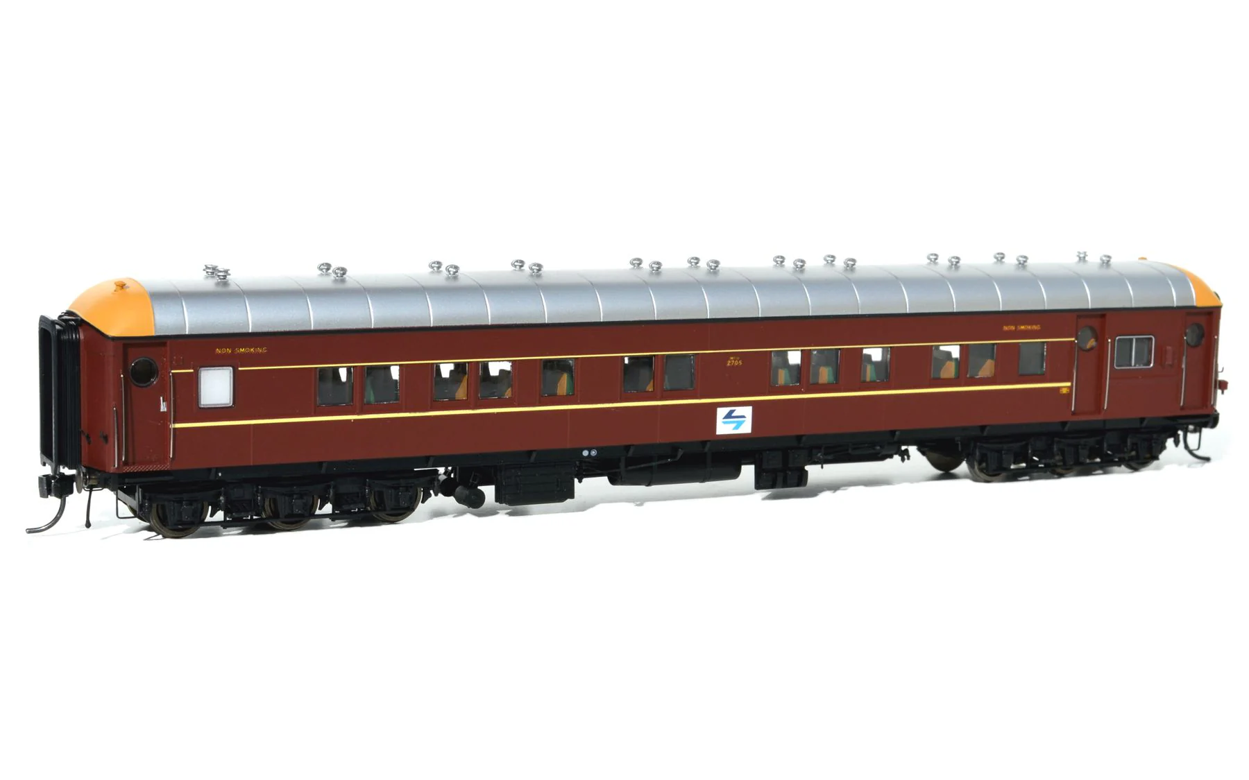 On Track Models SI-201a Deep Indian Red SI Cars with L7 Logo Twin Pack HO Scale