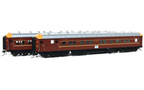 On Track Models SI-201a Deep Indian Red SI Cars with L7 Logo Twin Pack HO Scale