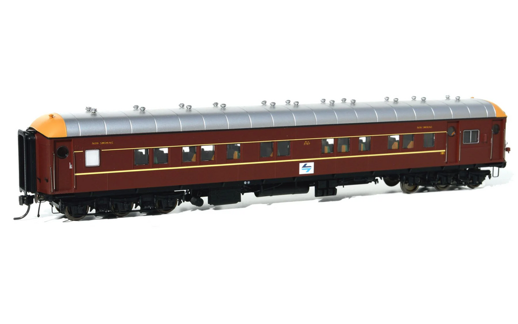 On Track Models SI-201b Deep Indian Red SI Cars with L7 Logo Twin Pack HO Scale