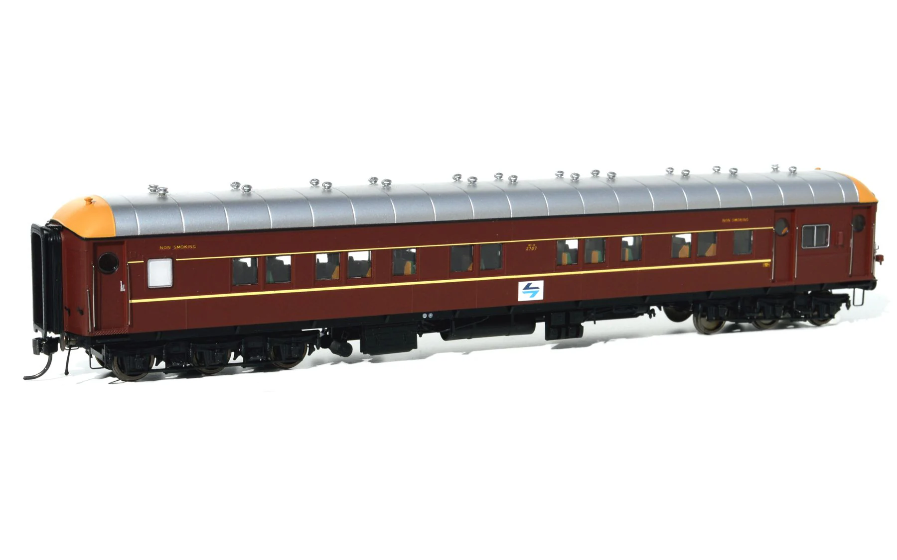 On Track Models SI-201b Deep Indian Red SI Cars with L7 Logo Twin Pack HO Scale