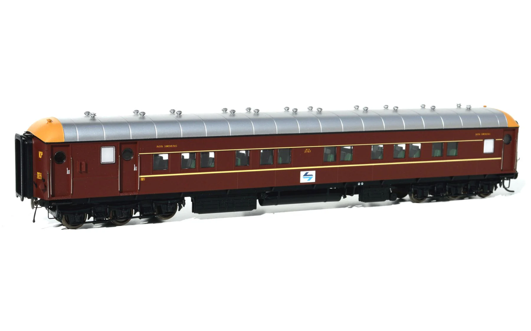 On Track Models SI-201b Deep Indian Red SI Cars with L7 Logo Twin Pack HO Scale