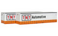 On Track Models 40CS-41 TNT Automotive 40' Curtain Sided Containers 2 Pack HO Scale