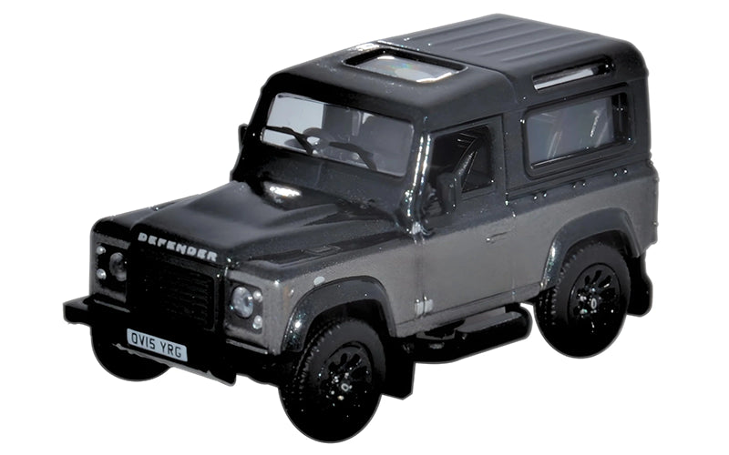 Oxford 76LRDF009AU Land Rover Defender 90 Corris Grey Autobiography OO Scale