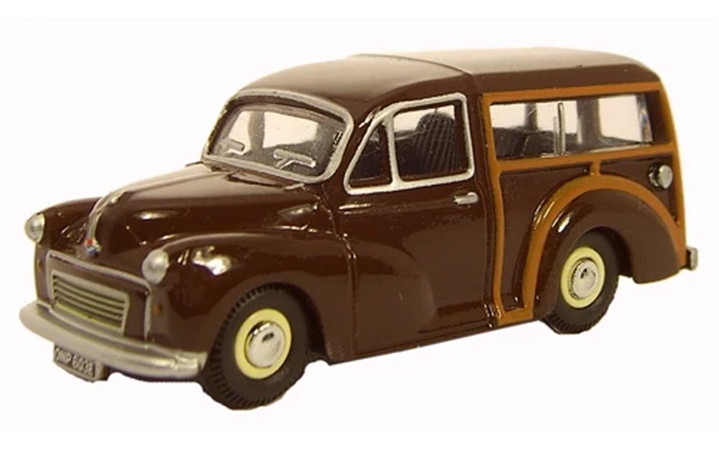 Oxford 76MMT003 Morris Minor Traveller - 1967 Maroon OO Scale