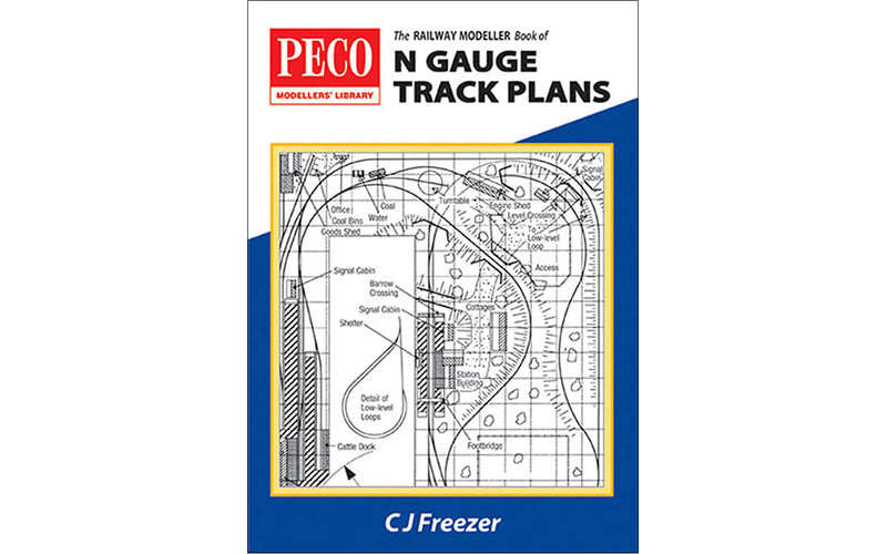 Peco Modellers' Library PB-4 Railway Modeller Book of N Gauge Track Plans