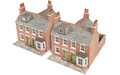 Metcalfe PN103 Terrace Houses in Red Brick N Scale