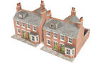 Metcalfe PN103 Terrace Houses in Red Brick N Scale