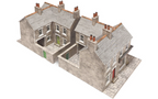 Metcalfe PN117 Corner Shop & Pub Stone N Scale