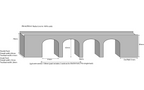 Metcalfe PN141 Stone Viaduct N Scale