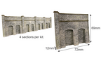 Metcalfe PN145 Retaining Wall in Red Brick N Scale