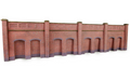 Metcalfe PN145 Retaining Wall in Red Brick N Scale