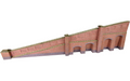 Metcalfe PN148 Tapered Retaining Walls Brick Style N Scale