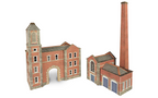 Metcalfe PN184 Boilerhouse & Factory Entrance N Scale