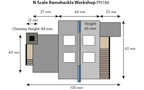 Metcalfe PN186 Ramshackle Workshop N Scale