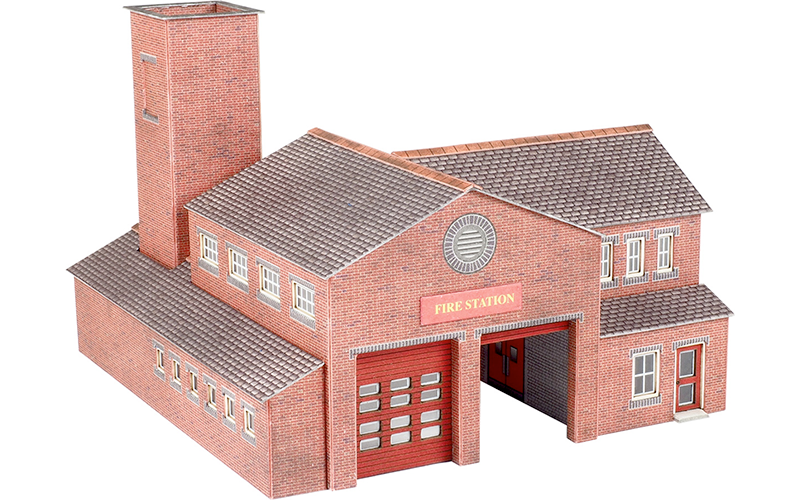 Metcalfe PN189 Fire Station N Scale