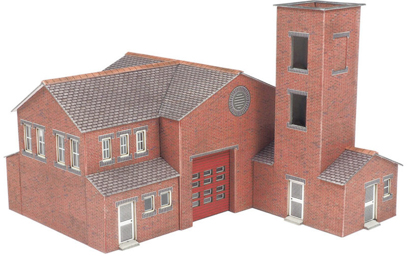 Metcalfe PN189 Fire Station N Scale