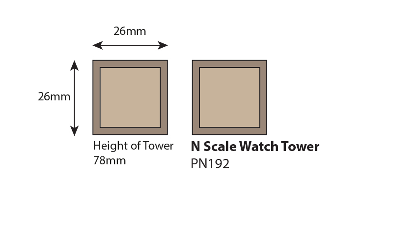 Metcalfe PN192 Watch Towers N Scale