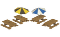 Metcalfe PN810 Picnic Tables N Scale