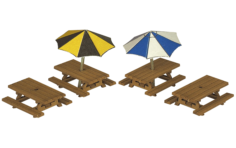 Metcalfe PN810 Picnic Tables N Scale