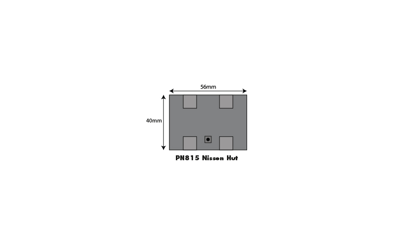 Metcalfe PN815 Nissen Hut N Scale
