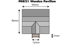 Metcalfe PN821 Wooden Pavilion N Scale