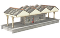 Metcalfe PN922 Island Platform Building N Scale