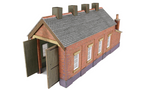 Metcalfe PN931 Engine Shed Single Track Red Brick N Scale