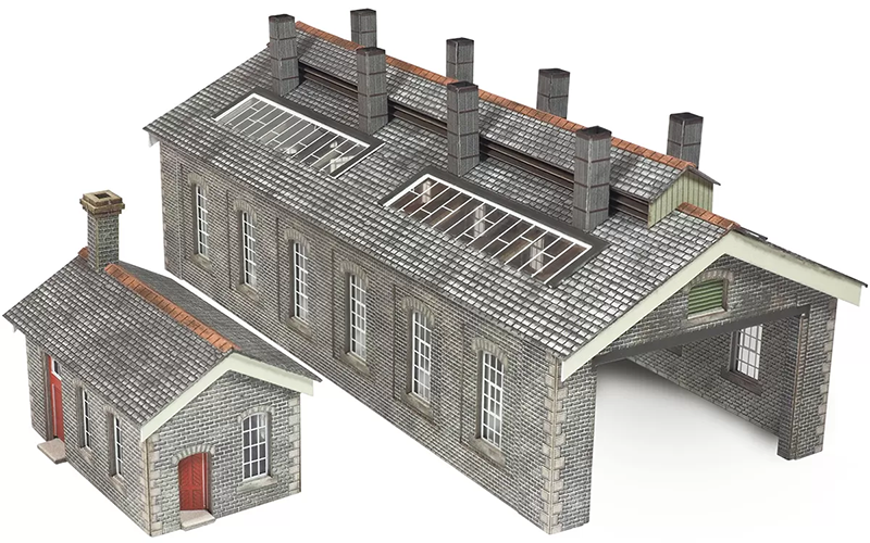 Metcalfe PN937 Settle/Carlisle Double Track Engine Shed N Scale