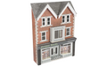 Metcalfe PN974 No. 7 High Street Low Relief Shop Front N Scale