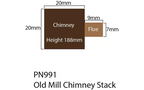 Metcalfe PN991 Old Mill Chimney Stack N Scale