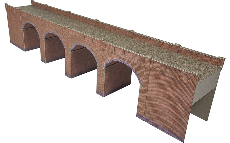 Metcalfe PO240 Double Track Brick Viaduct Kit OO/HO Scale